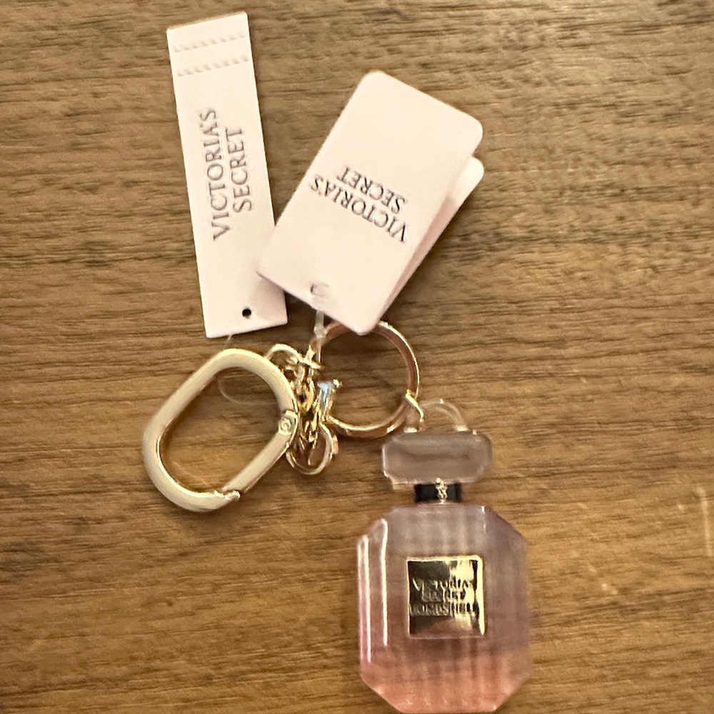 Victoria's Secret Pink Perfume Bottle Key Holder